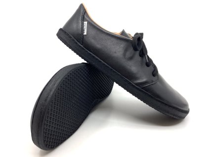 barefoot poltopánky Pegres BF81 0.1 čierne v1