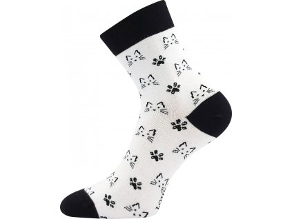 Ponožky Lonka Devive - mačky (Veľkosť 35-38 (23-25))