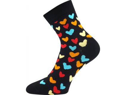 Ponožky Lonka Devive - srdce (Veľkosť 35-38 (23-25))