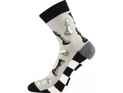 Ponožky Lonka Devive - šach (Veľkosť 39-42 (26-28))