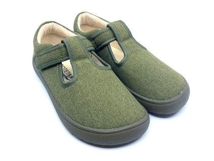 chlapčenské papuče Protetika Kirby Khaki