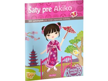 48592 saty pre akiko kniha samolepiek