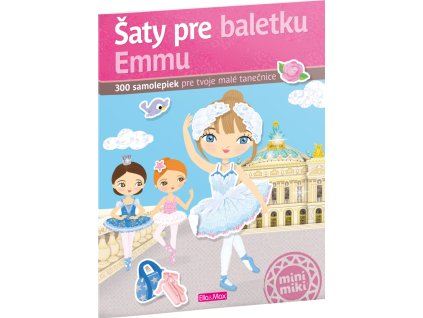 49186 saty pre baletku emmu kniha samolepiek