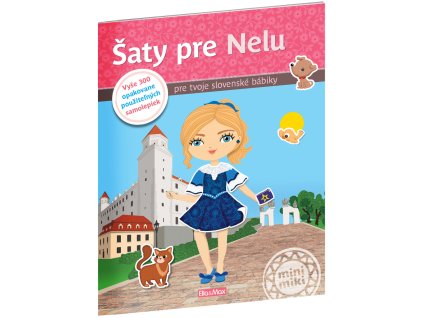 48571 saty pre nelu kniha samolepiek