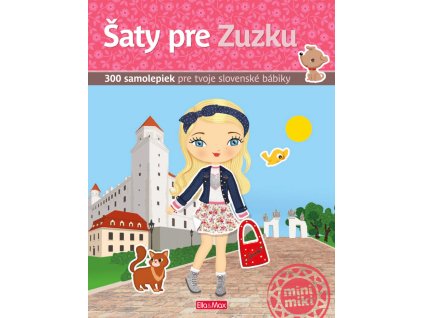 48586 saty pre zuzku kniha samolepiek