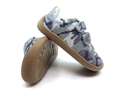 Tenisky 3F barefoot 3BE39Lt M4 camuflage maskáč