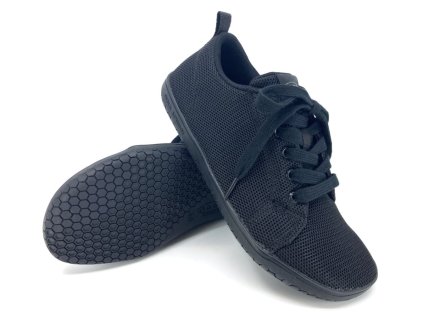 barefoot topánky Tenisky Rock Spring Palau Black