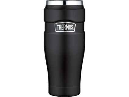 17621 thermos vodotesny termohrnek matne cerna 470 ml