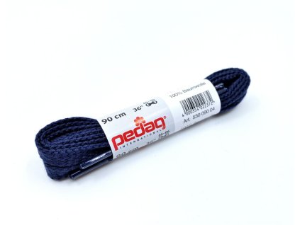 modré šnúrky do topánok ploché Pedag