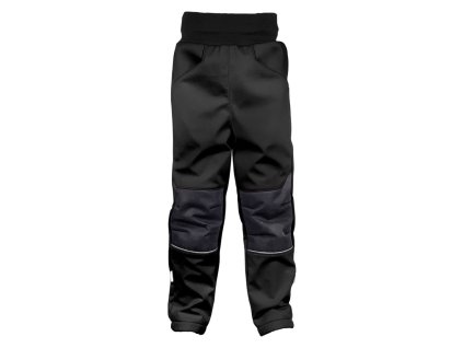 wamu softshellove nohavice detské čierna