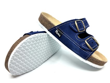 zdravotné šľapky modré