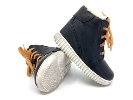 Zimné topánky bosé Pegres B1705 čierne