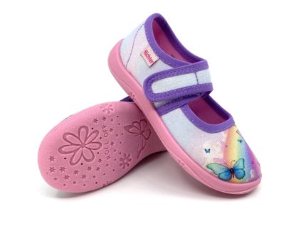 moderné papučky s dúhou richter dig rainbow