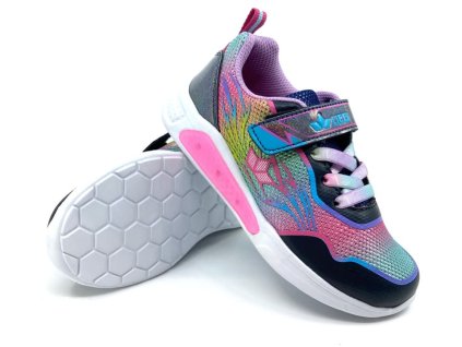 blikajúce dievčenské topánky