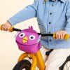 detská ružová taška na bicykel so zvieratkom