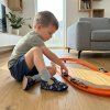 Chlapčenské barefoot papuče s autami