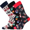 3PACK Ponožky Boma Vianočné - mix C (Veľkosť 35-38 (23-25))