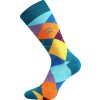 3PACK Ponožky Lonka Dikarus - káro/mix A (Veľkosť 39-42 (26-28))