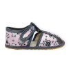 barefoot papuče Baby bare Pink cat