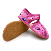Detské barefoot papuče Baby Bare Pink Teddy