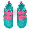 Barefoot tenisky Affenzahn Sneaker Knit Happy Owl tyrkys