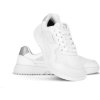 Barefoot tenisky Barebarics Zing - Fresh - White & Silver (Veľkosť 36)