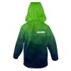 Detská softshellová bunda WAMU, MOZAIKA, zelená