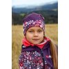 wamu detska softshellova bunda sova fialova
