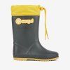 detské zateplené čižmy Coqui rainy antracityellow