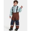 detské zimné nohavice didriksons idre hnedé