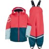 didriksons detský nepremokavý set waterman pink