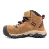 trekové topánky Keen Ridge Flex mid WP Bison Red Carpet