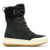 Zimné topánky Merrell Marquette Therm Tall Zip WP Black