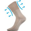 Ponožky Boma Zdrav. - béžová (Veľkosť 35-37 (23-24))
