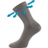 Ponožky Lonka Drbambik - šedá (Veľkosť 35-38 (23-25))