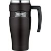 17648 thermos vodotesny termohrnek s madlem matne cerna 470 ml