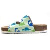 Detské zdravotné šľapky Peon dinosauri PE 121 9D