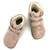 Zimné barefoot obuv pre dievčatá Bundgaard Basil Old Rose Glitter