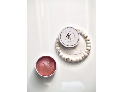 Maska pod oči Rose Extract – hydratace a rozjasnění očního okolí  Hydrogelová maska pro zklidnění a rozjasnění očního okolí