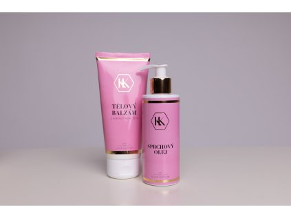 Výhodná sada: Tělový balzám s koenzymem Q10 a Sprchový olej Flirt