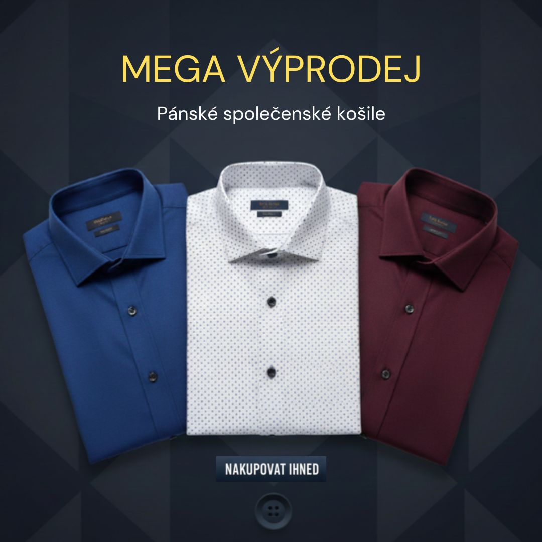 Lednový výprodej košil