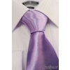 Zářivá světle fialová dětská kravata na gumičku