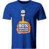 Pánské tričko 80% úspěchu je začít, modré
