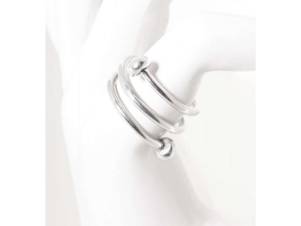 Dámský stříbrný prsten Spiral (Velikost prstenu 76 (24,3mm))