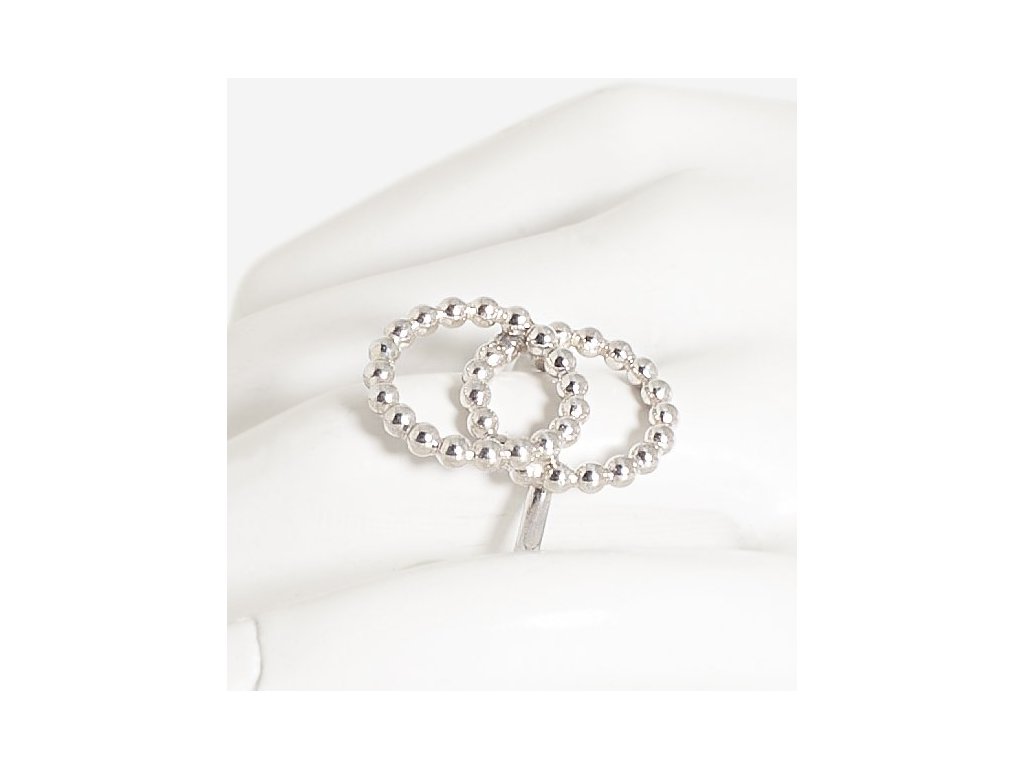 Stříbrný unisex prsten Bond (Velikost prstenu 76 (24,3mm))