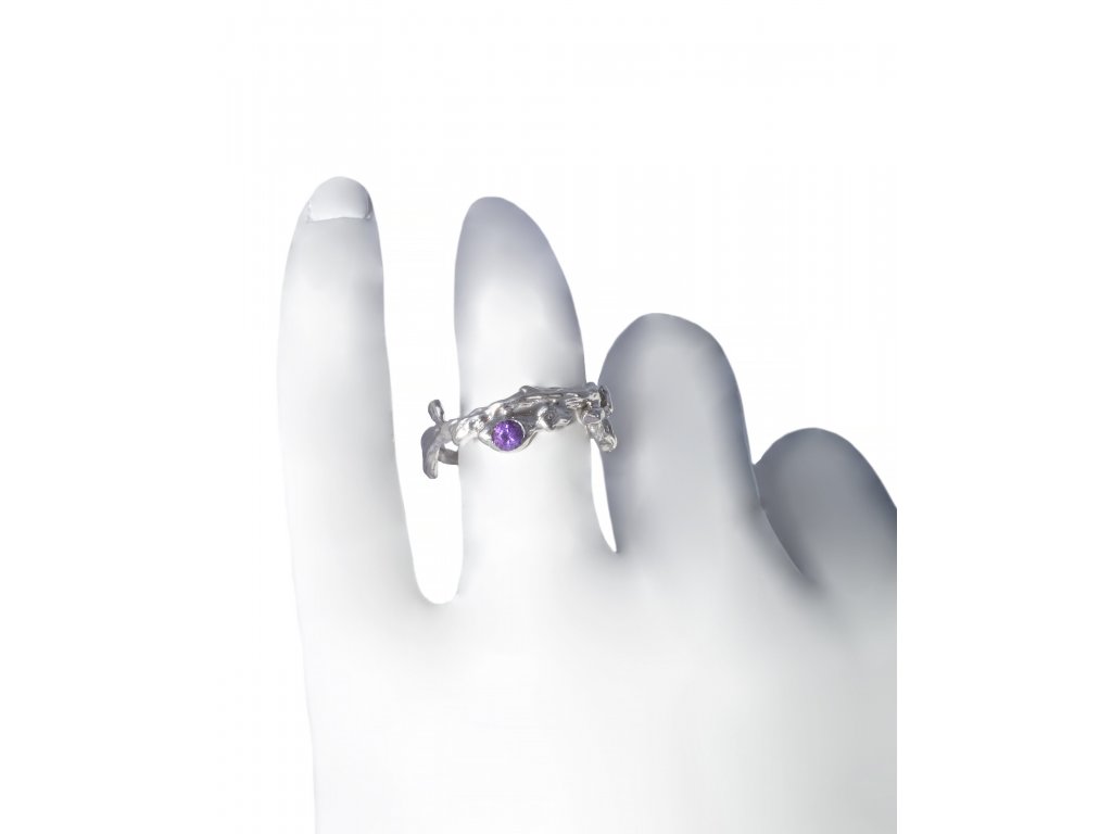 Zásnubní prsten větvička (Velikost prstenu 76 (24,3mm))
