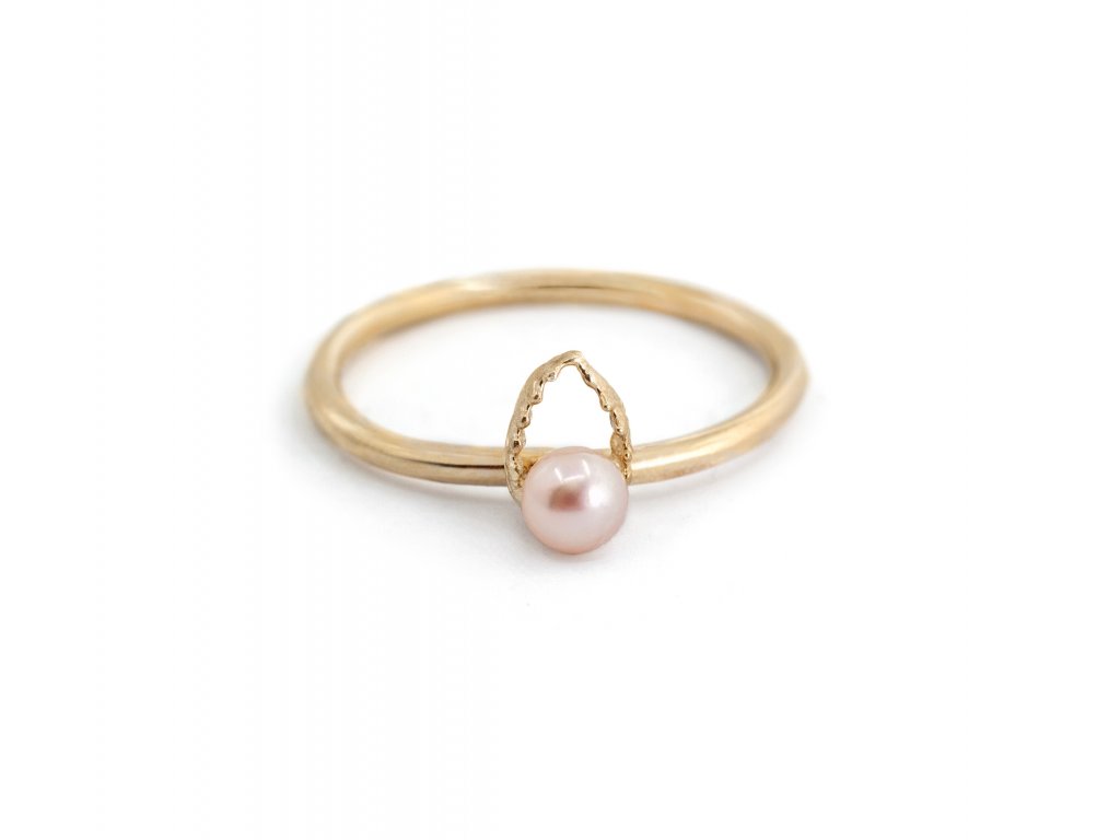 Minimalist Gold Drop Ring