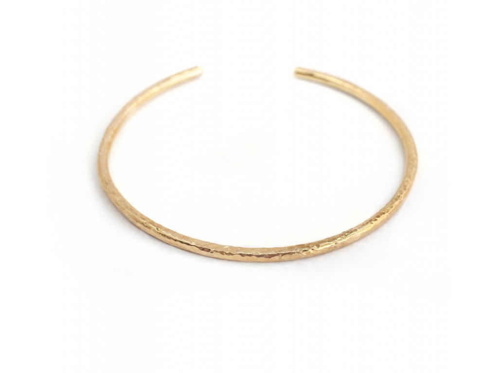 Unisex Gold Minimalist Hammer Bracelet