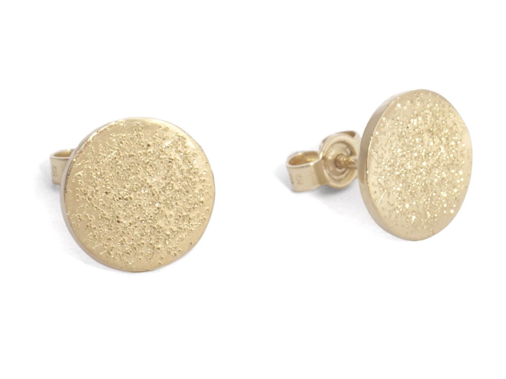 Gold minimalist Luna earrings