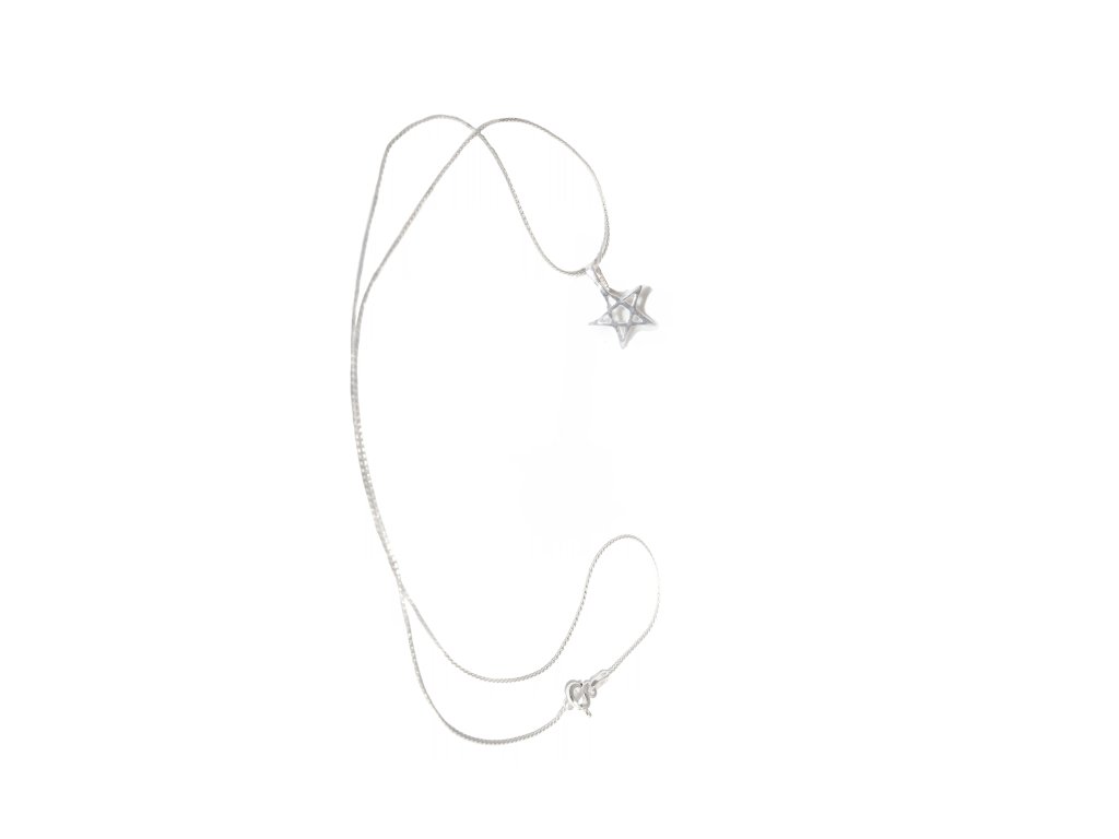 Dámský minimalistický náhrdelník Pentagram